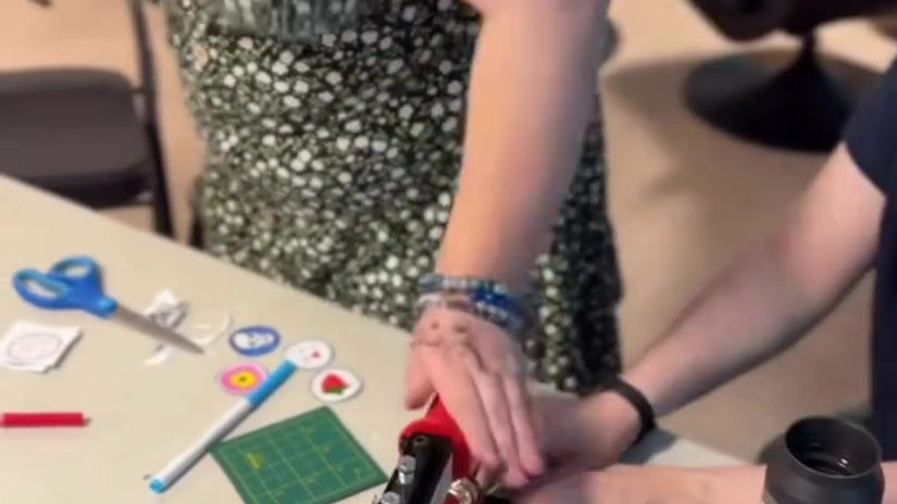 Button Making Workshop with the Abbotsford Youth Commission